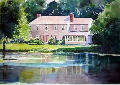 house on lake