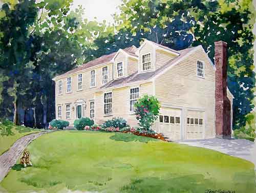 realtor house portrait